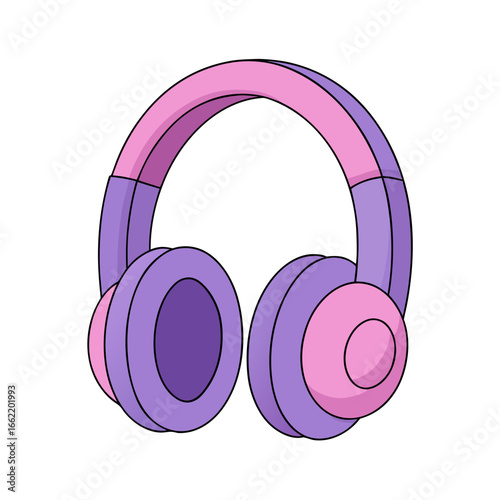 headphones isolated on white background