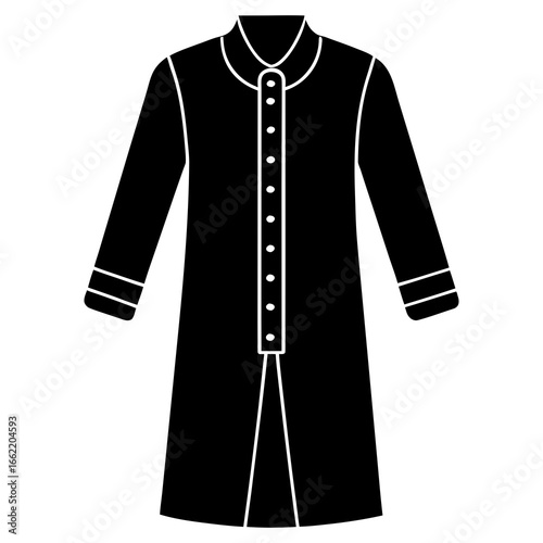 Traditional Punjabi kurta pajama on white background