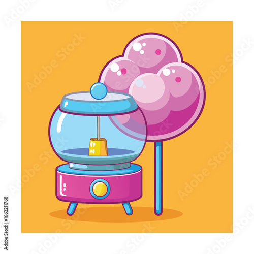 Cotton Candy Machine Spinning Sugar