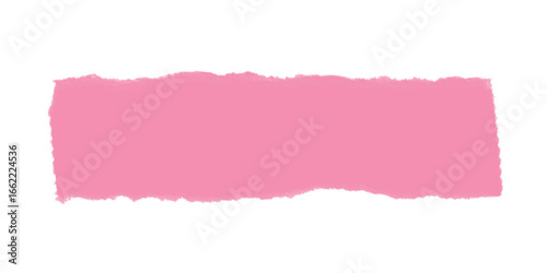 Wallpaper Mural A rectangular pink block with a slightly jagged edge set against a solid black background space filling image Torontodigital.ca