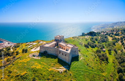Castel Sant Angelo Fort aerial panoramic view