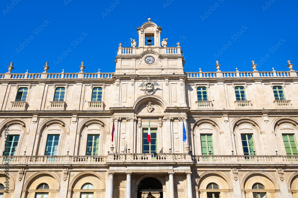 Obraz premium University of Catania in Catania city centre, Sicily