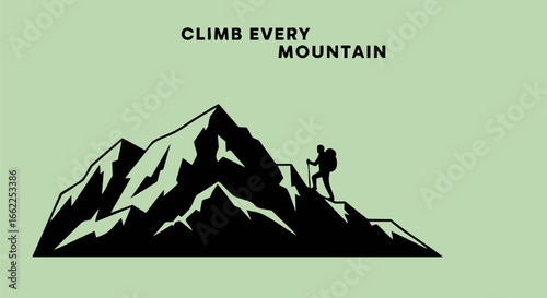 "Climb Every Mountain" Illustration