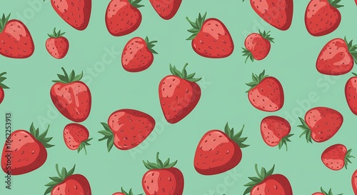 seamless pattern with red peppers illustration
