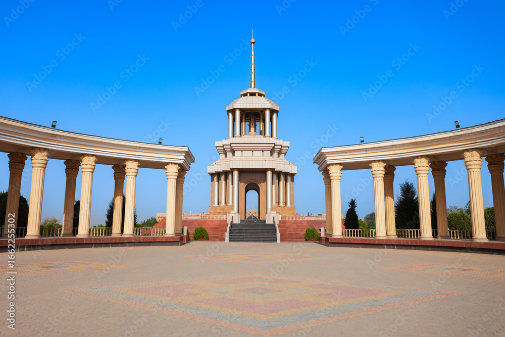 Naklejka premium The 2700th anniversary monument of Kulob in Tajikistan