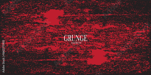 red grunge background with ink splash effect, splash banner concept