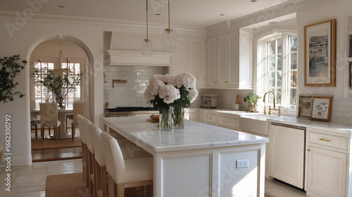 Home interior design, warm inviting, kitchen spaces