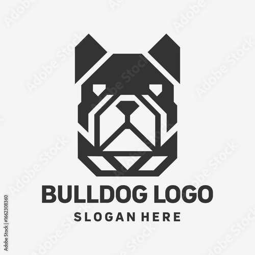 Dynamic Bulldog Motion Logo Design
