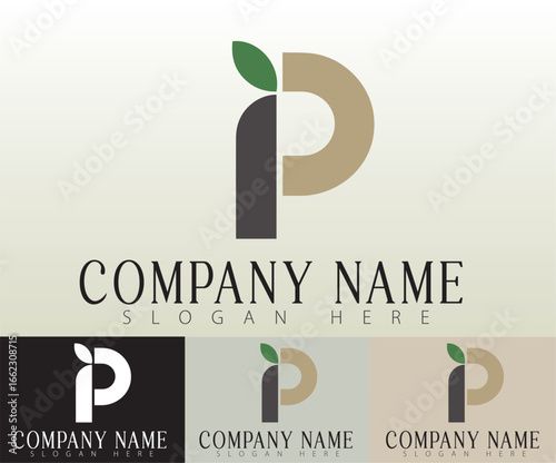 Logo combining the letters P and I into a single abstract symbol.