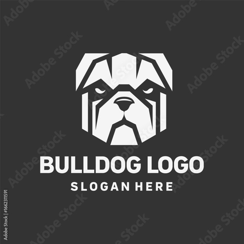 Iconic Bulldog Badge Logo Design