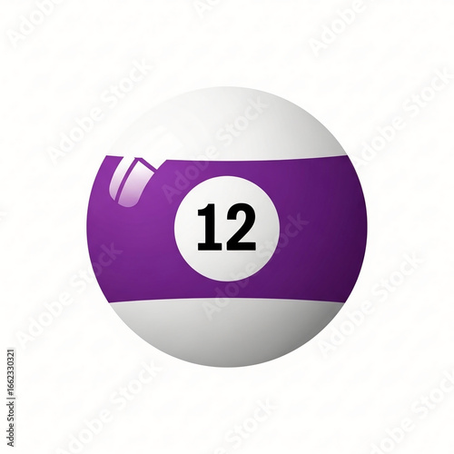 Purple Billiard Ball Number 12 Stock Photo of a Single Pool Ball Free Download Purple Billiard Ball Number 12 Stock Photo of a Single Pool Ball - GFXLoad