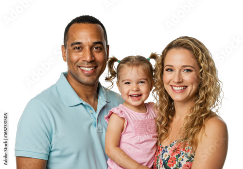 Wallpaper Mural Family smiling together at home portrait in bright environment joyful moments. Cut out PNG Torontodigital.ca