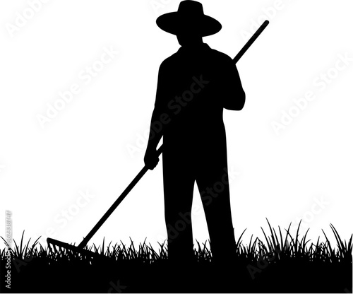 Farmer Silhouette

