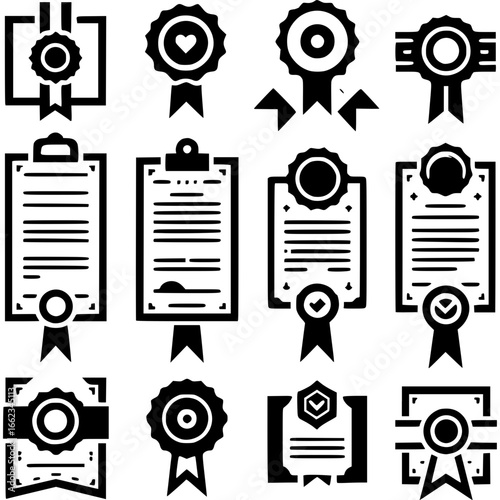 Preis- und Zertifikat-Icons im Minimalstil - 5