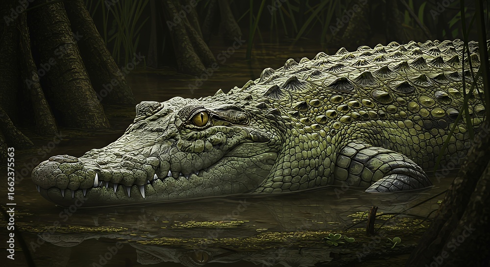 Obraz premium Reptilian Predator Design