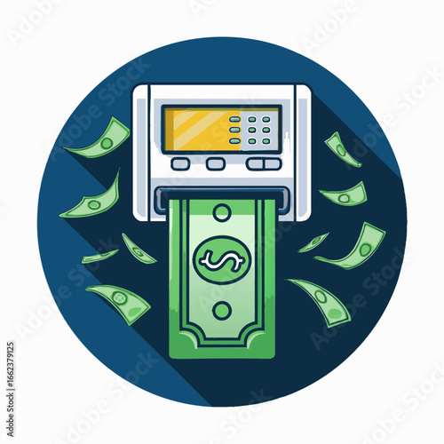 digital ATM that keeps dispensing money