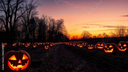 Pumpkin patch glow