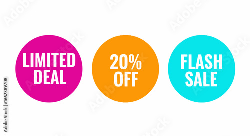 Boost sales with limited time deals and flash sales, grab attention with vibrant discount offers for promotional marketing campaigns