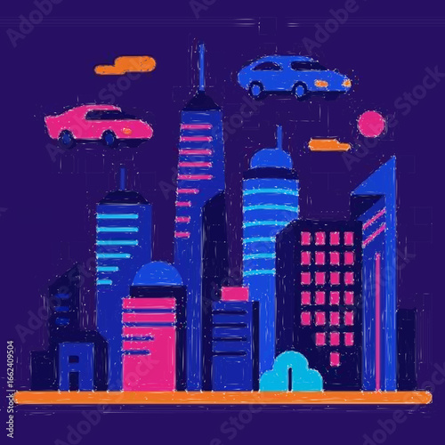 city in the night