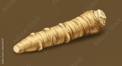 Pungent Horseradish Vector