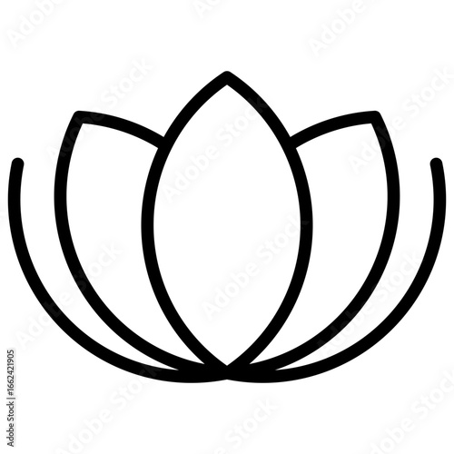 The lotus flower icon is a powerful metaphor for the purity of heart and soul that remains intact amidst life's difficulties, radiating a sense of serenity.