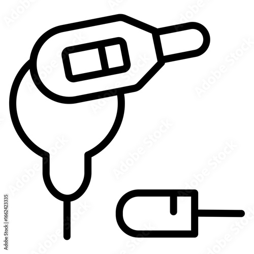 Diabetes Vector Line Icon Design
