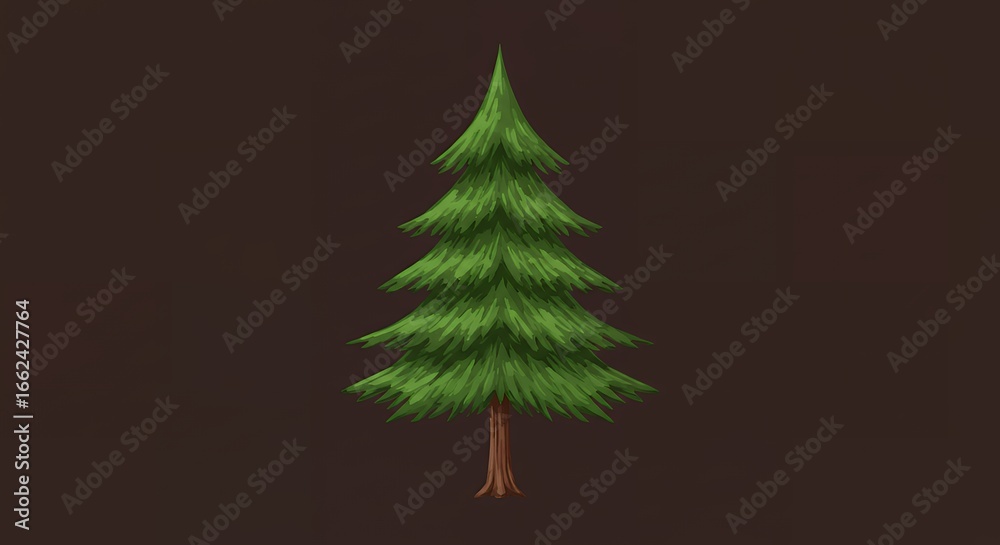 Naklejka premium Forest Tree Graphic