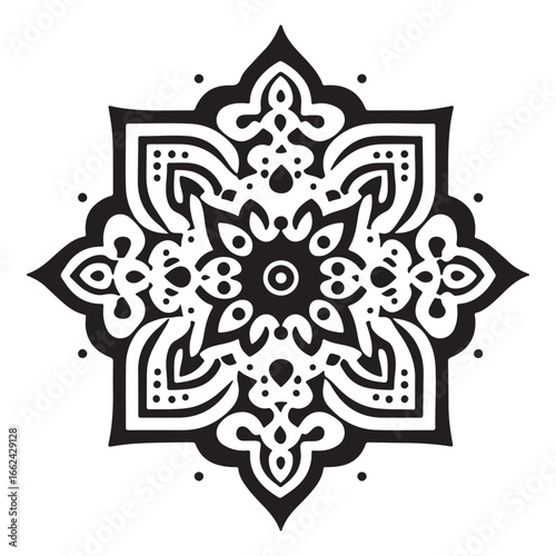 Ornamental luxury mandala pattern