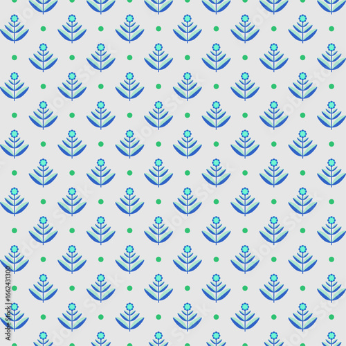 seamless pattern with flowers repeating abstract background for fabric surface design packaging vector illustration