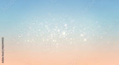 Elegant Pastel Background with Glittering Light Particles