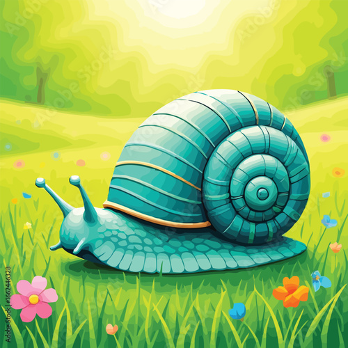 High quality vector illustration of shell colors vary widely for creative projects and digital artwork design purposes