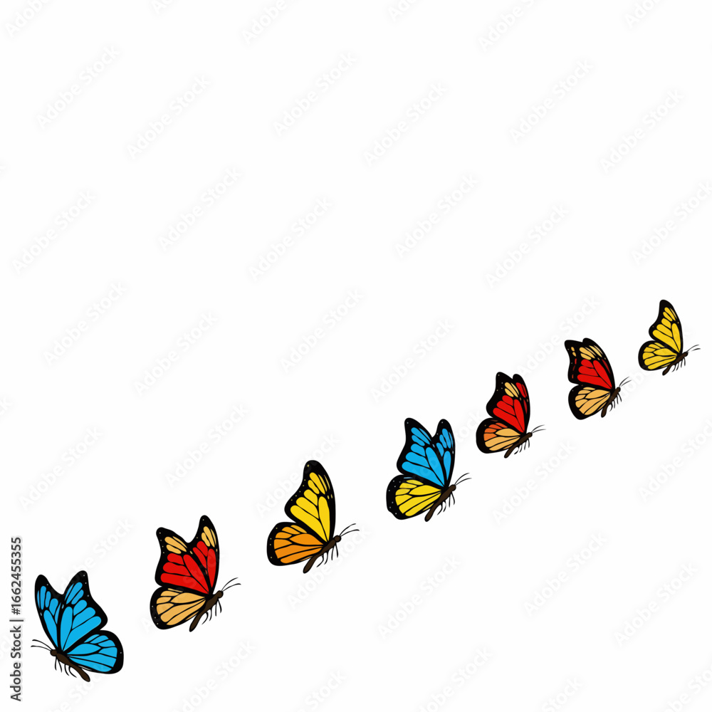 Fototapeta premium Butterfly Vector Illustration for Poster and Template