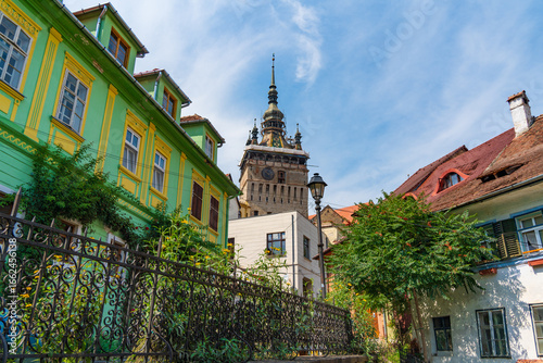 Schilderij op canvas Historic Centre of Sighisoara, an inhabited medieval citadel in Romania
