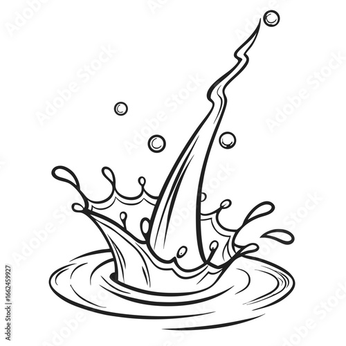 Water Splash Diamond Shape liquid fluid