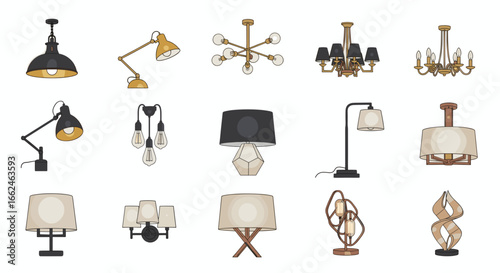 Explore diverse lighting solutions pendant lights chandeliers table lamps and floor lamps