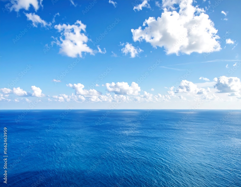 Obraz premium Wide ocean, bright sky