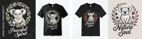 Koala Bear Tees with Nature Inspired Design for Animal and Earth Lovers