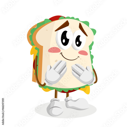 Shy Silver Rocket Robot Feeling Embarrassed And Blushing On Face