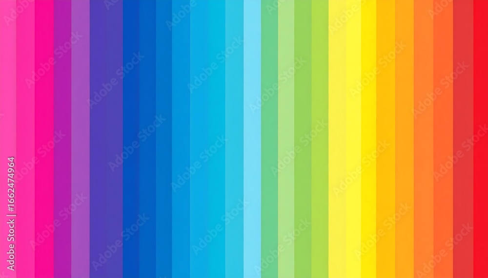 Obraz premium Rainbow vertical stripes