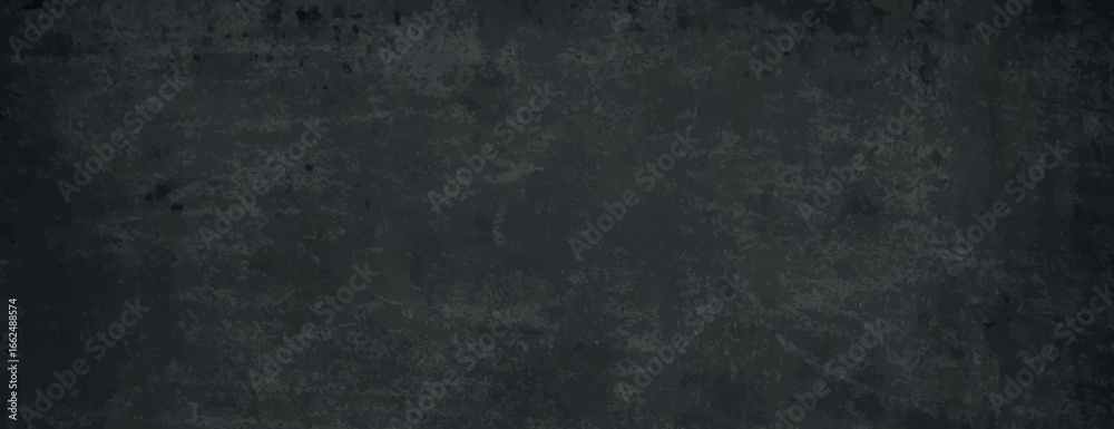 Fototapeta premium Dark gray background with a grunge texture. The background features a rough, distressed style with gray tones throughout. Rough concrete texture background. Black background vector.
