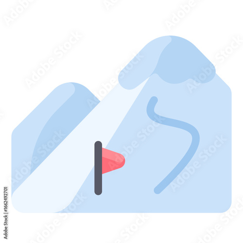 Slalom Track Mountain