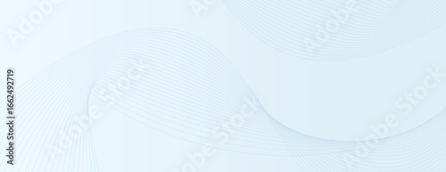 Light blue background with subtle wave patterns. The background is smooth and calming, featuring a light blue color and flowing texture. Digital background vector. Blue background.