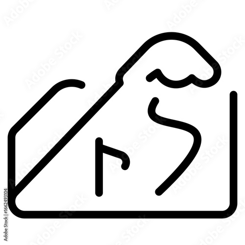Slalom Track Mountain