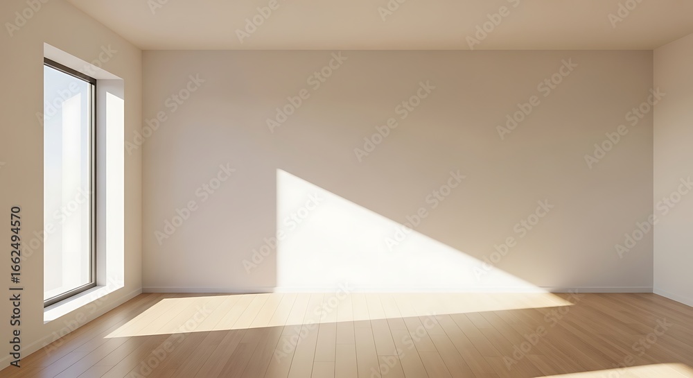 Fototapeta premium empty room with white walls