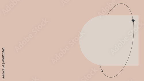 Pink minimal frame HD wallpaper vector