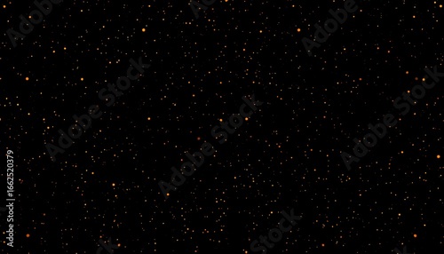 Sparkling golden dust on a black background