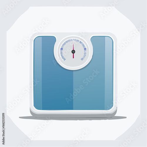Digital Bathroom Scale Illustration