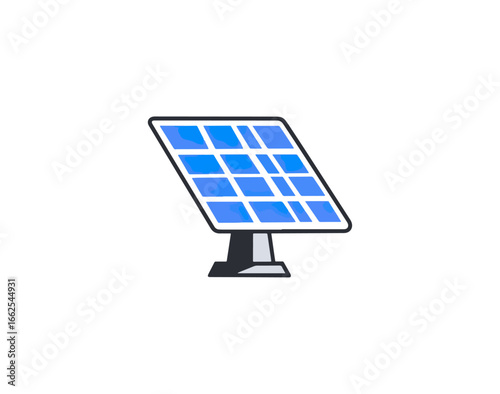 Solar panel illustration