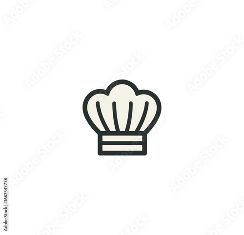 Chef hat icon graphic