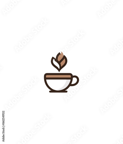 Simple coffee cup illustration